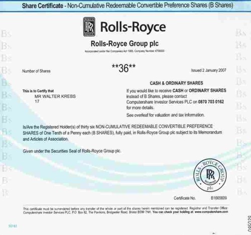 Rolls royce plc 2007 - royce,