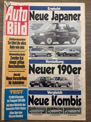 Auto bild 1988 3 kombis - auto, 33