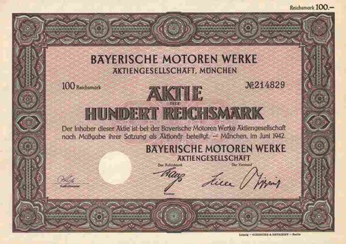 Bmw motoren werk 1942 - motoren,