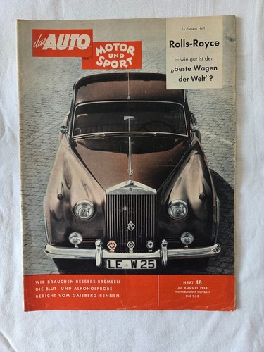 Das auto motor sport - motor, heft
