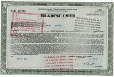 ungelocht Rolls-Royce, Ltd ADR