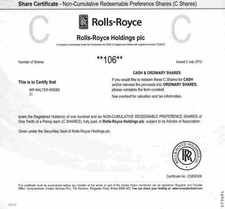 ROLLS ROYCE 2012 London