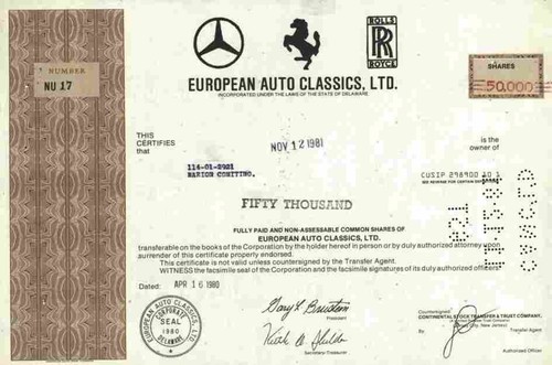 European auto classics ltd - auto,