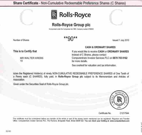 Rolls royce group 2010 london - rolls,