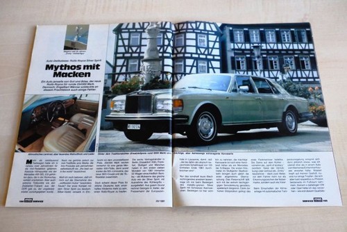Mot 1981 rolls royce - mot, 20/1981