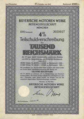Bmw münchen 1942 dingolfing - bmw,